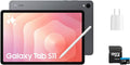 Samsung Galaxy Tab S11 11' Tablet 128GB (2025) Gray + 128GB microSD Card + 25W Super Fast Charger – Wi-Fi Android Tablet, Large Display, Long Battery Life, Powerful Performance, Work & Play
