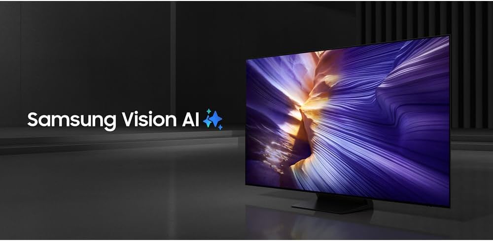 Samsung 42 inch OLED 4K S90F Smart TV (2025) Vision AI, OLED HDR+, Glare-Free Bundle with CPS Exclusive 1-Year Protection & Deco Gear Complete Home Theater Beginner's Guidebook