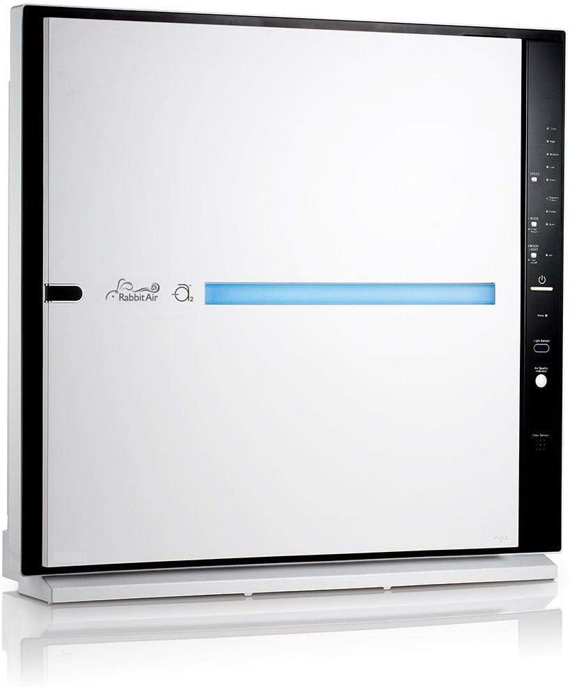 Rabbit Air, MinusA2 Air Purifiers for Home, Ultra Quiet HEPA Air Purifier - Wall Mountable Air Purifiers for Home Large Room, Allergies, Dust, Mold, Smoke & VOCs - (SPA-700A, White, Toxin Absorber)