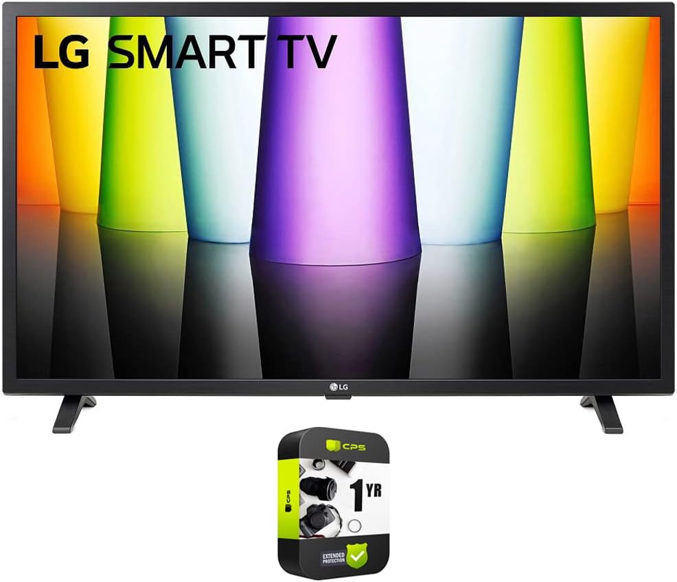 LG 32LQ630BPUA 32 Inch HDR Smart LCD HD TV Bundle with 1 YR CPS Enhanced Protection Pack