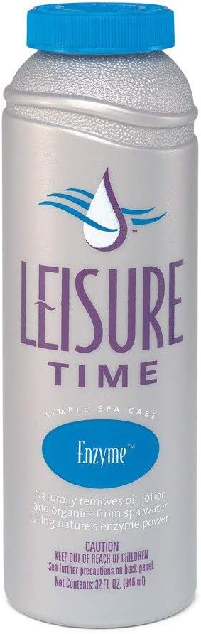 Leisure Time SGQ-12 Enzyme for Spas and Hot Tub, 1-Quart, 12-Pack