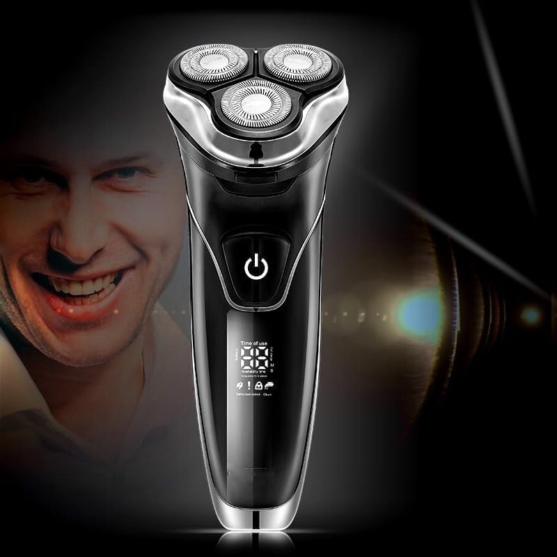 Electric Shavers for Men, Electric Shaver Waterproof Fast Charging Men's Shaver Rechargeable Electric Razor Beard Trimmer Shaving Machine