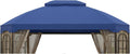 Garden Winds Reinforced RipLock 350 Replacement Canopy Top Cover Compatible with Terrace 10' x 12' Gazebo Models L-GZ454PST-C and A111010900 - True Navy