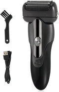 Electric Shavers for Bald Men, Reciprocating Electric Shaver 3 Blade Shaving System USB Rechargeable Shaving Machine for Men (Color : Gray)