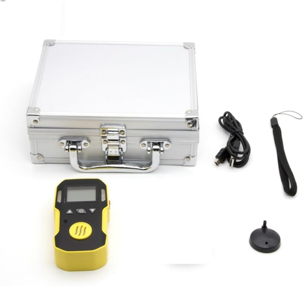 Gas Detector, Professianl Portable Ozone Gas Detector O3 Meter, 0-5000ppm for Ozono Generator Ozone Analyzer Ozone Meter(0-1000ppm-1ppm)