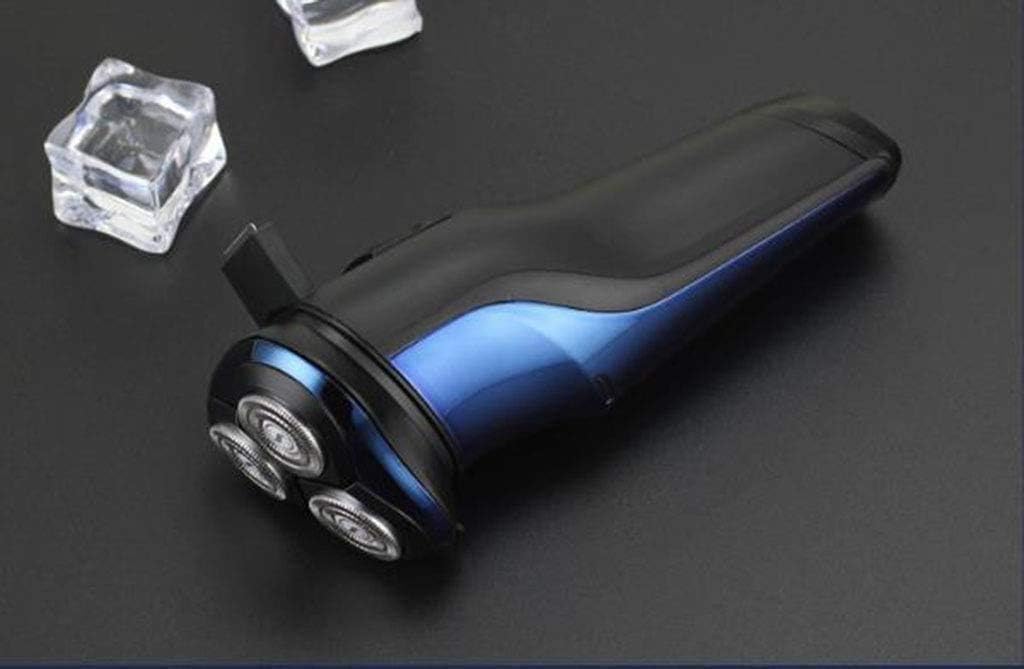 Men's Electric Shaver - Cordless Rechargeable Rotary Shaver Razor for Men with Pop-up Sideburn Trimmer Wet and Dry