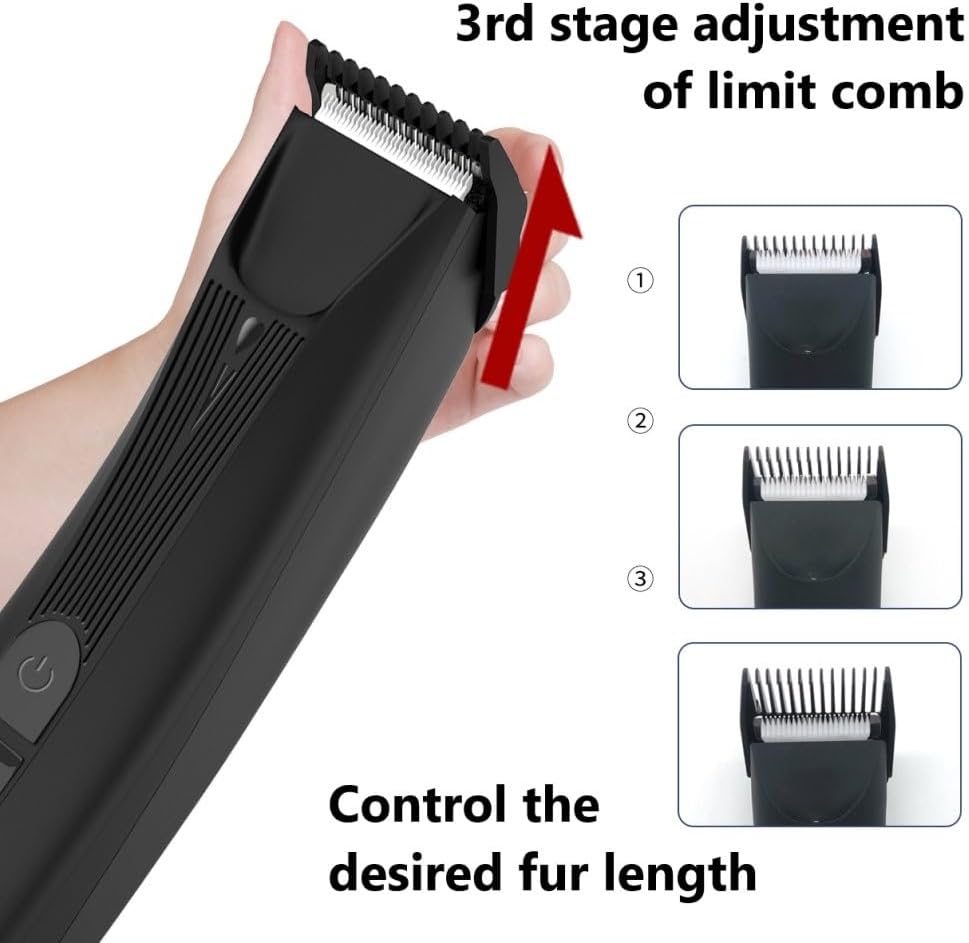 Hair Clippers for Men, Electric Body Hair Trimmer for Men Electric Balls Shaver Women Hair Removal Bikini Groin Trimmer Whole Body Groomer, With Box