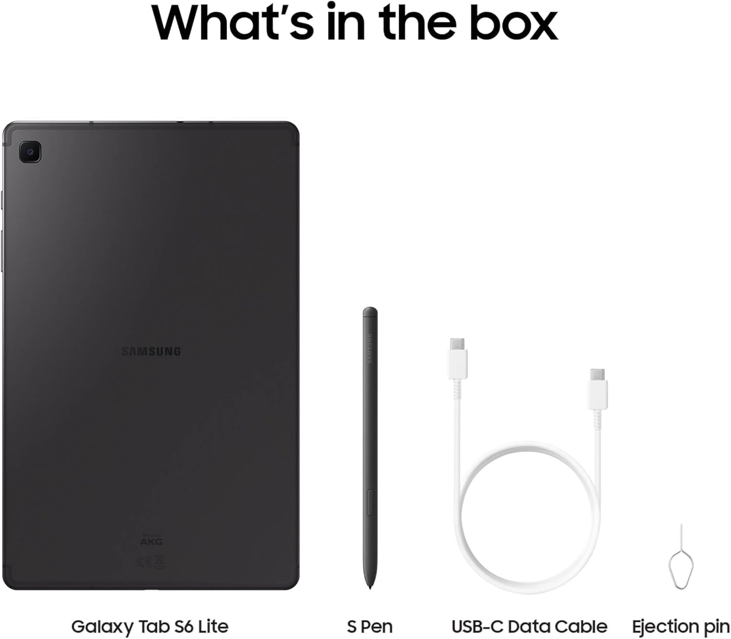 SAMSUNG Galaxy Tab S6 Lite 10.4' 64GB (2024 Model - International Version) WiFi Android Tablet with S Pen (Oxford Gray)