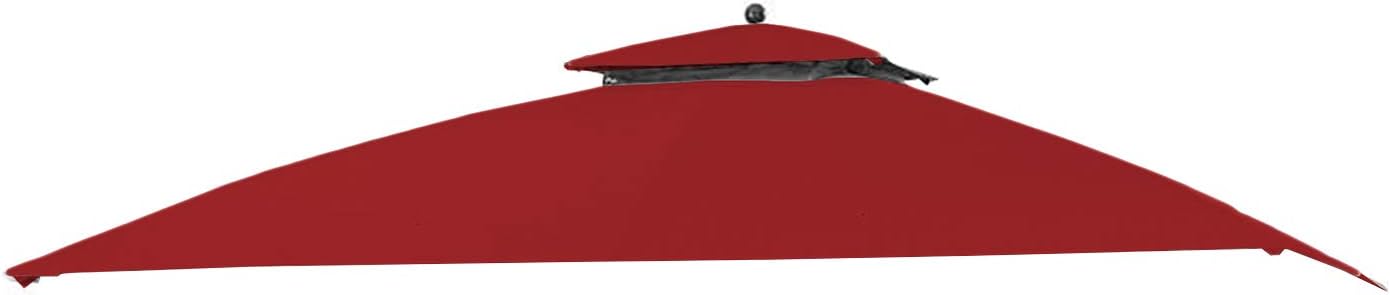 Garden Winds Replacement Canopy for The Pinehurst Dome Gazebo - Riplock 350 - Cinnabar