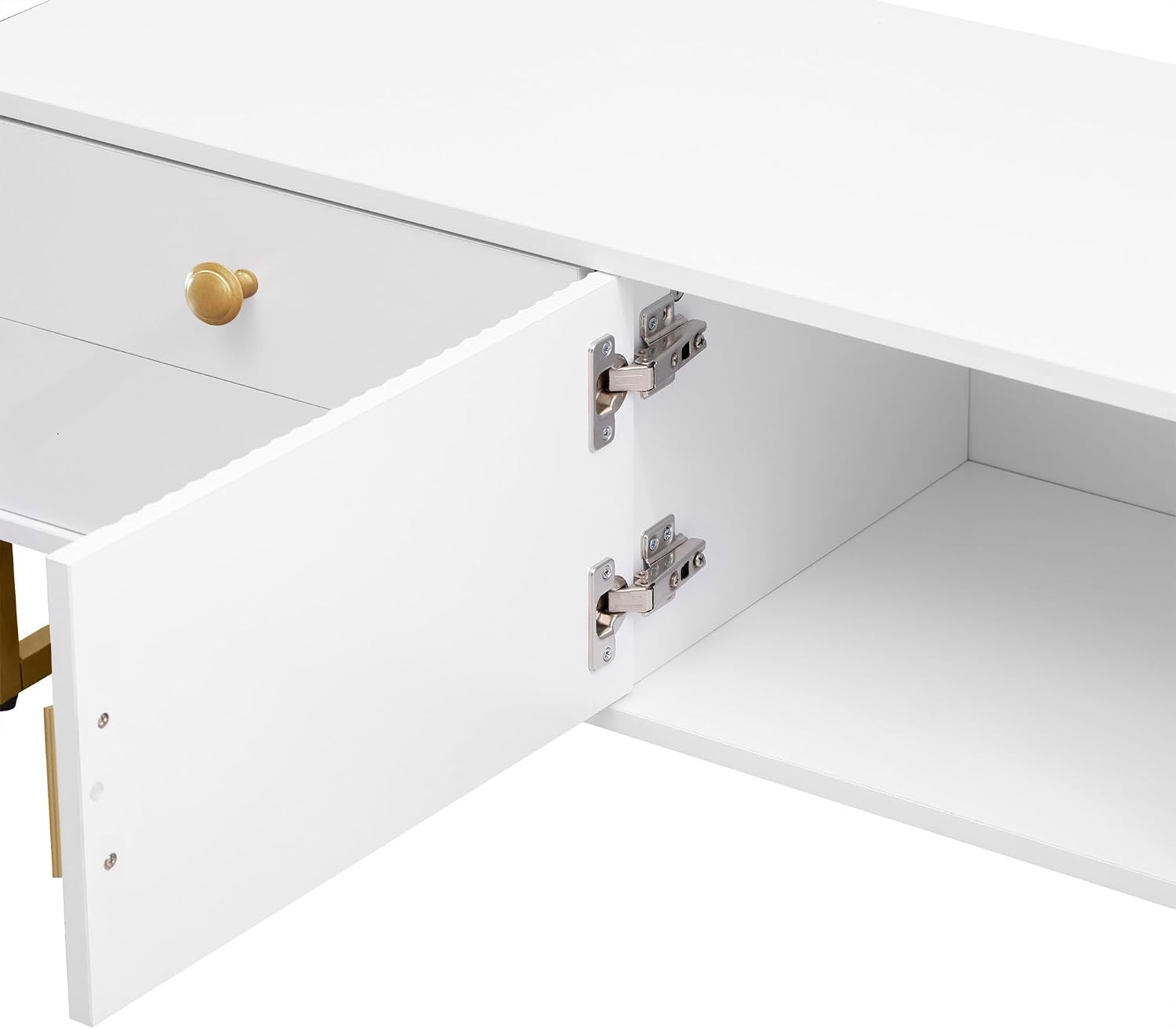 TV Stand for 65+ Inch TV, Entertainment Center TV Media Console Table, Modern TV Stand with Storage, TV Console Cabinet Furniture for Living Room