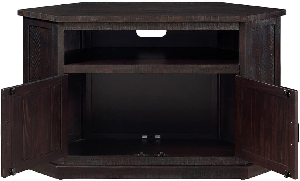 Martin Svensson Home TV Stand - Rustic Espresso Entertainment Center - Farmhouse Style - Large Versatile Cabinet Provides Ample Storage