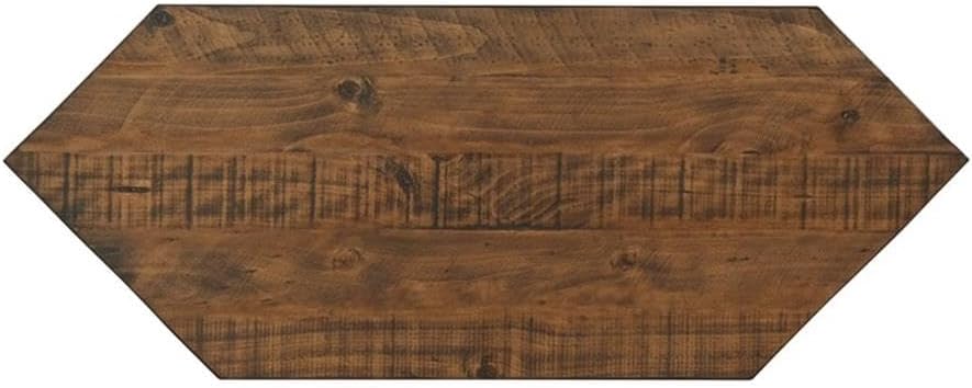 Martin Svensson Home Rustic Solid Wood Corner TV Stand- Natural Entertainment Center