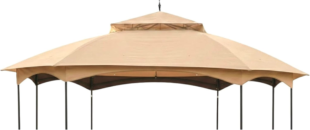 Garden Winds Durable Replacement Canopy Top Cover Compatible with The L-GZ660PST Newport 11' x 13' Octagon Gazebo - Classic Sand, 350