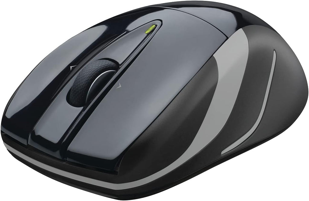 Logitech M525 Wireless Mouse, Black/Gray