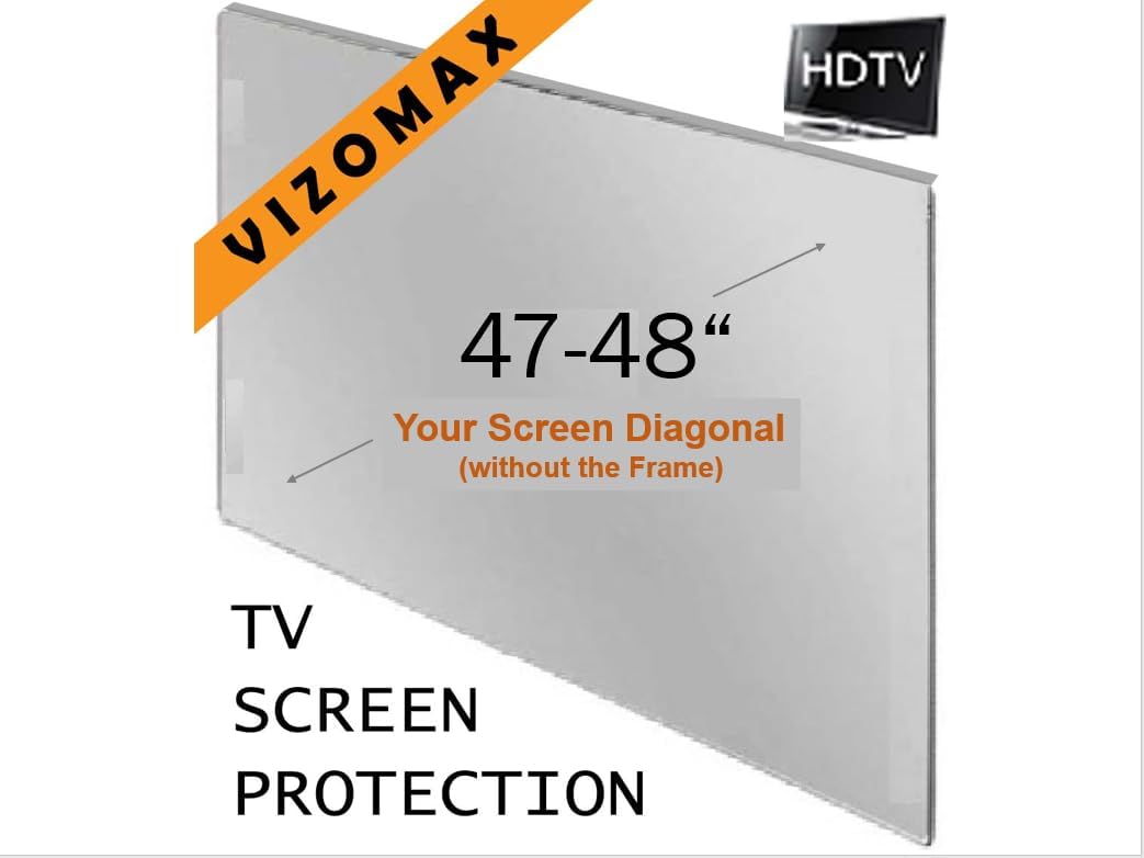 47-48 inch TV Screen Protector for LCD, LED, OLED & QLED 4K HDTV