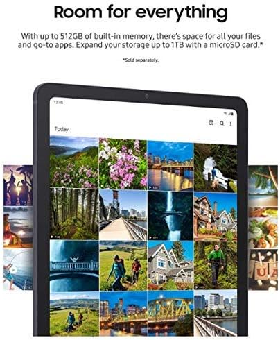 Samsung Galaxy Tab S7 (5G Tablet) LTE/WiFi (AT&T), Mystic Black - 128 GB (2020 Model - US Version & Warranty) - SM-T878UZKAATT (Renewed)
