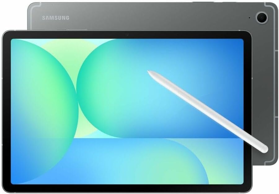 Samsung Galaxy Tab S10 FE 5G 10.9'128 GB,Android Tablet,(AT&T Network),IP68 Water & Dust-Resistant,Long Battery Life,Powerful Processor,S Pen, 13MP Camera,Lightweight Design,US Version, 2025,Gray