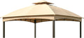 Garden Winds Reinforced Replacement Canopy Top Cover Compatible with The TPGAZ2303B Brown Frame 10' x 12' Gazebo - Classic Sand, Riplock 350