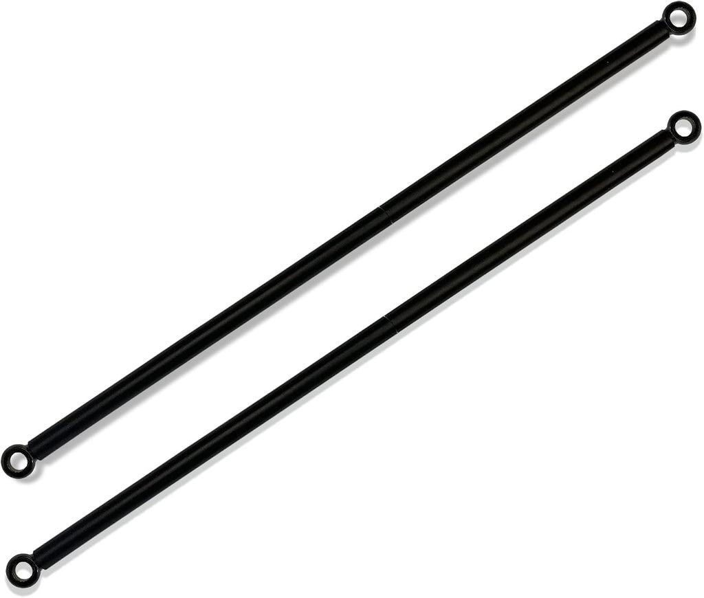 Alion Home Heavy Duty Weighted Metal Rods with Eye Loops for Pergola Covers, Patio Canopy Covers, Sun Shade Panels, Curtains, Drapes - Various Lengths (12 FT)