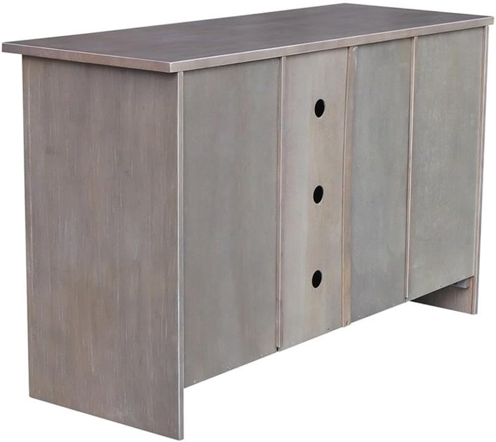 International Concepts Entertainment/TV Stand-With 2 Doors-48, Washed Gray Taupe