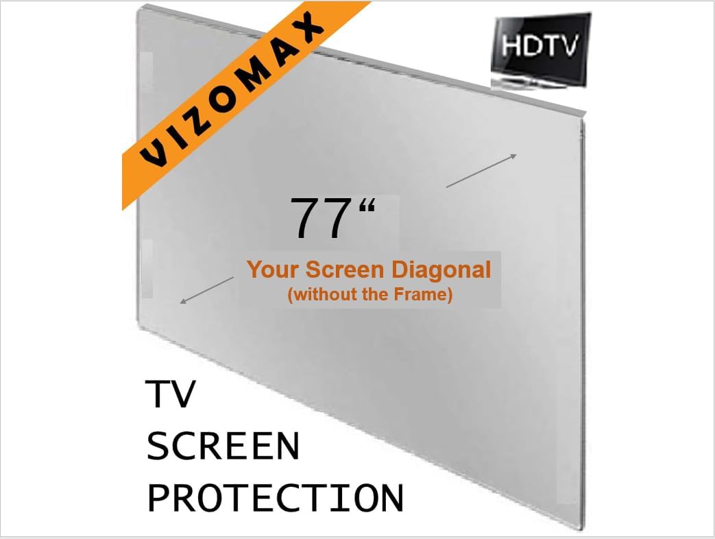 77 inch TV Screen Protector for LCD, LED, OLED & QLED 4K HDTV