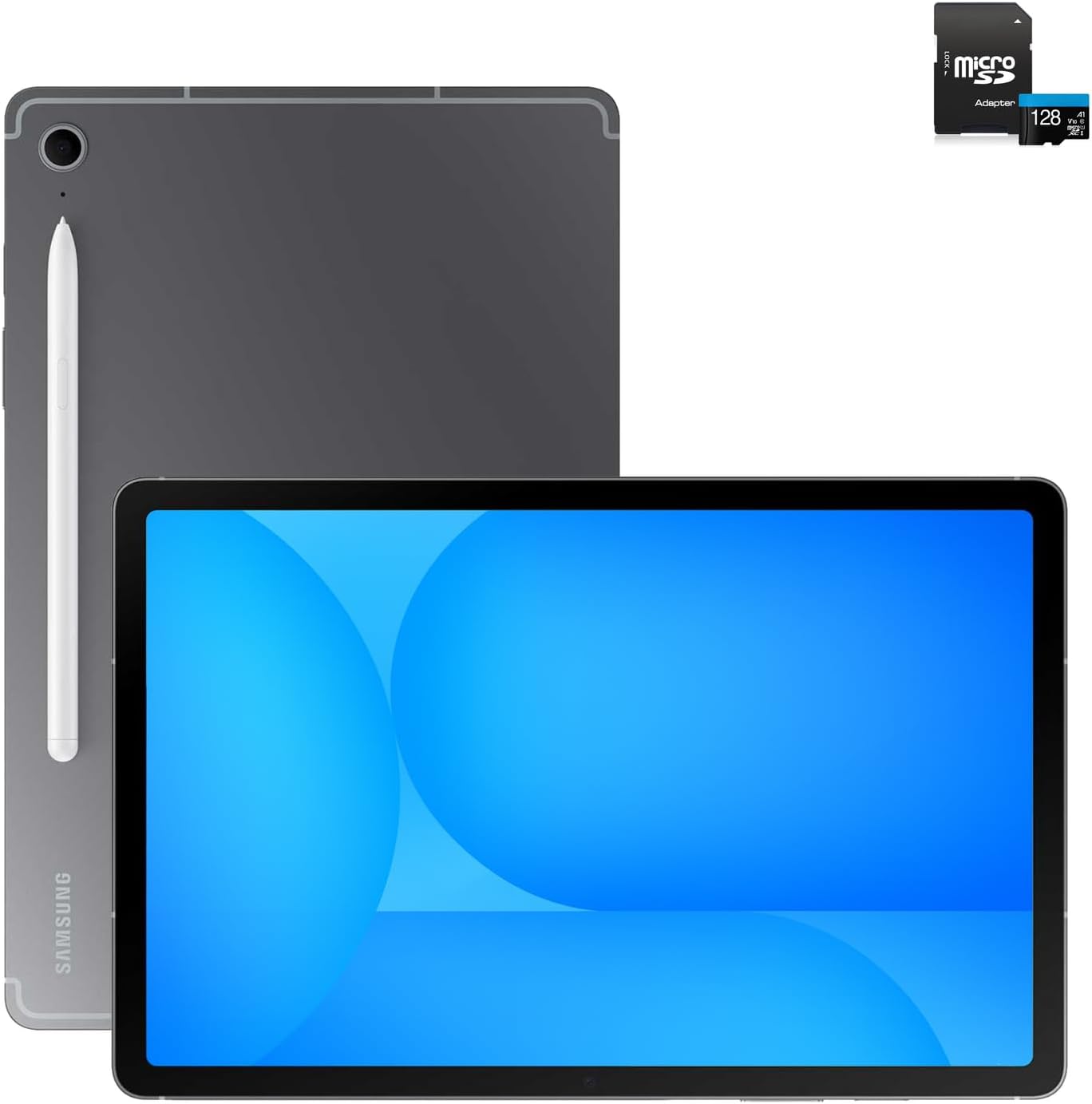 Samsung Galaxy Tab S10 FE 10.9' Wi-Fi Tablet | 8G + 256GB (128GB + 128GB SD) Intl Version – S Pen, Long Battery Life, Powerful Performance, 90Hz Display, Ideal for Work, Study & Entertainment, Gray
