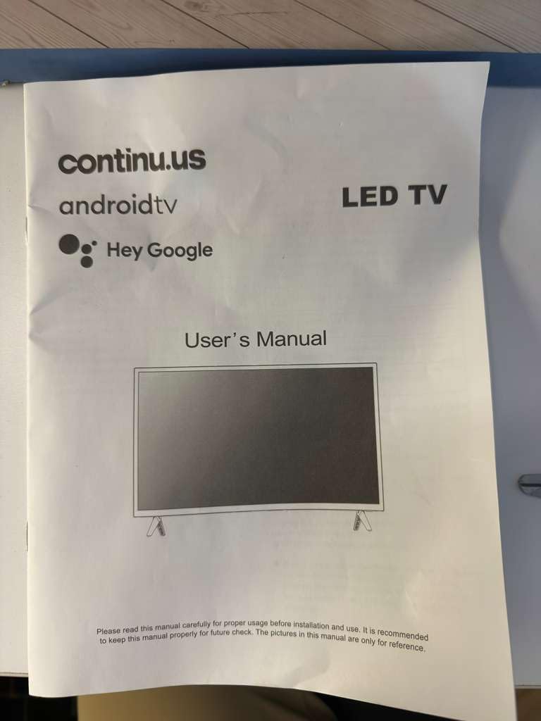 continuus 32' 12V RV Smart TV – Android TV with Google Assistant, Chromecast, and Free Streaming Apps – 720p HD - CT-32TS10