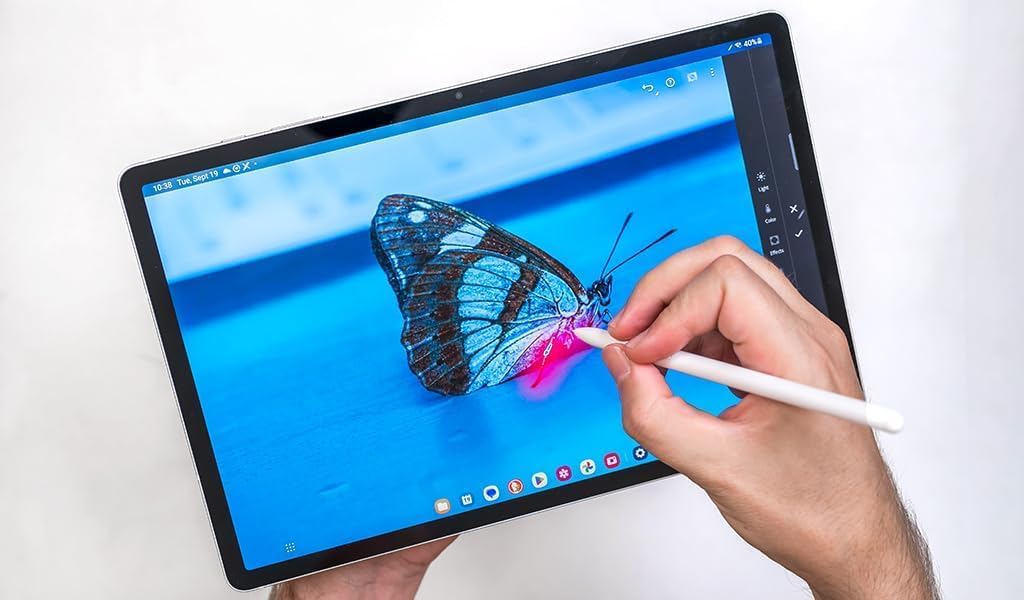 Samsung Galaxy Tab S9 11' 128GB WiFi 7 Android AI Tablet,Snapdragon 8 Gen 2 Processor,AMOLED Screen,S Pen Included,Long Battery Life,(128GB SSD + 128GB MicroSD),US Version,2023,Graphite