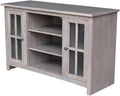 International Concepts Entertainment/TV Stand-With 2 Doors-48, Washed Gray Taupe