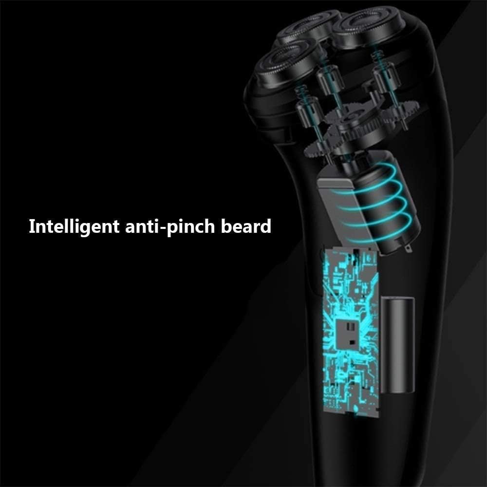 Men's Electric Shaver - Corded and Cordless Rechargeable Shaver Razor for Men with Pop-up Sideburn Trimmer Wet and Dry Painless