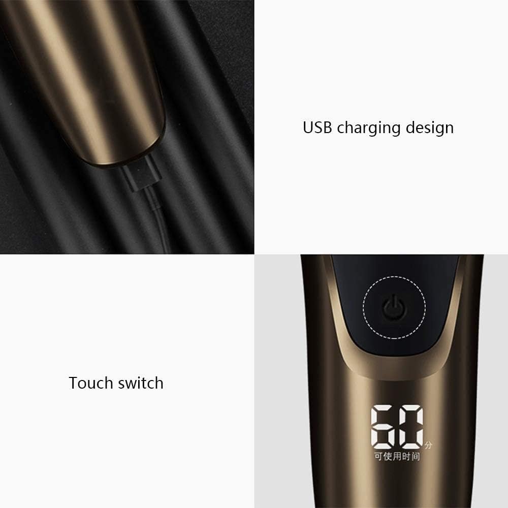 Men's Electric Shaver - Corded and Cordless Rechargeable Shaver Razor for Men with Pop-up Sideburn Trimmer Wet and Dry Painless