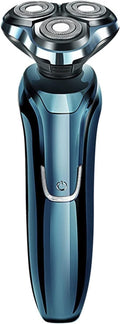 Heads Floating Shaving Hair Razor, USB Rechargeable Electric Shaver & Grooming Kit, Dry Wet Waterproof Cordless Rotary Shavers with Charging Indicator, for Bathroom, Travel