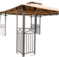 Garden Winds Custom Fit Replacement Canopy Top Cover Compatible with The Caravan Signature 754210 12' x 12' Gazebo - Upgraded Performance RipLock 350 Fabric