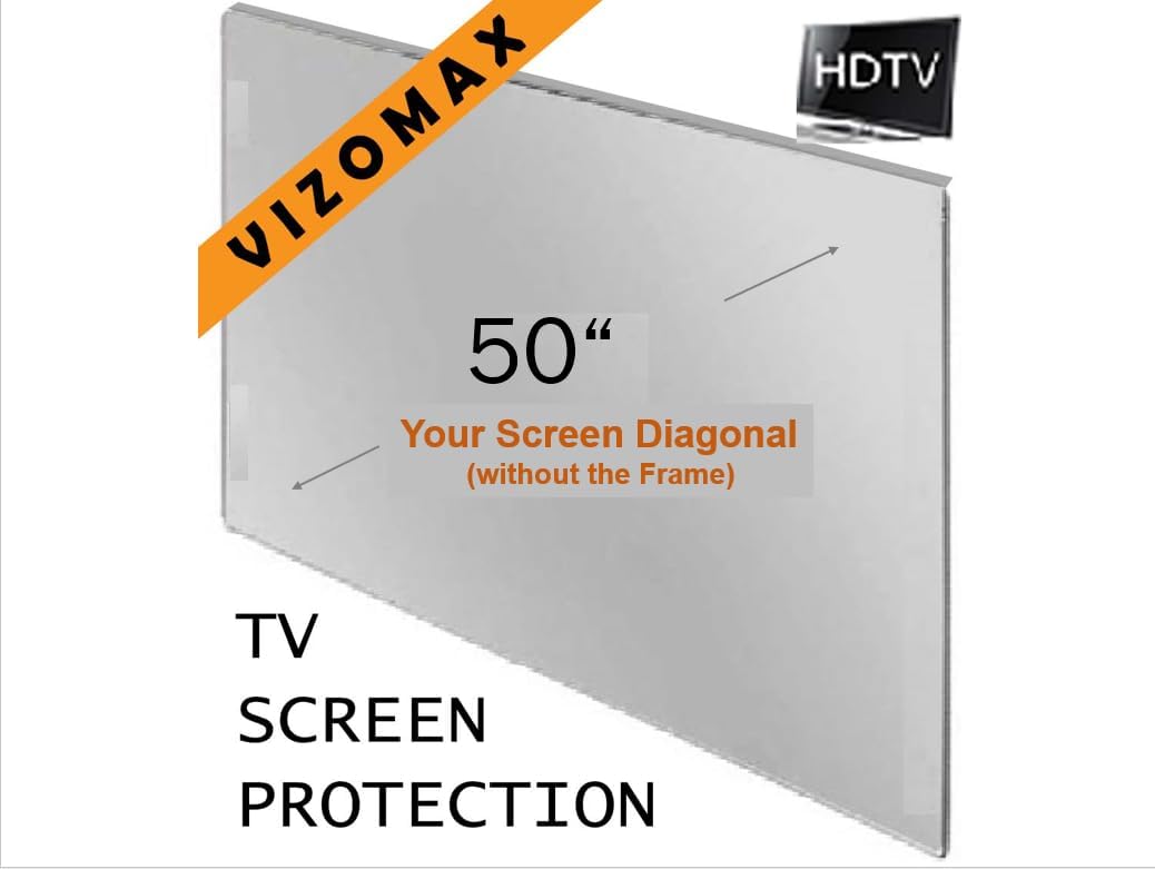49-50 inch TV Screen Protector for LCD, LED, OLED & QLED 4K HDTV