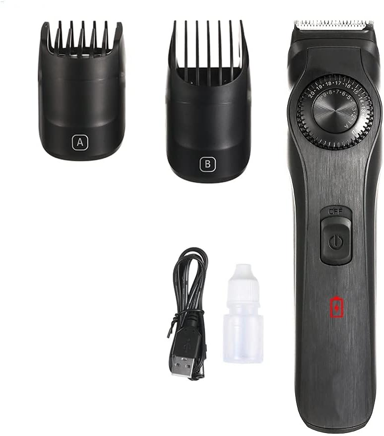 Hair Clippers,Beard Trimmer for Men, Electric Precision Trimmer Beard Hair Clippers Men Wahl Cordless Professional Razor Stainless Steel Blade
