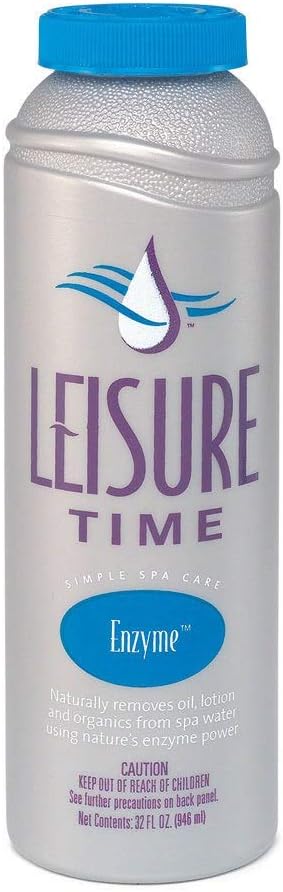 Leisure Time SGQ-12 Enzyme for Spas and Hot Tub, 1-Quart, 12-Pack