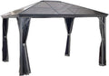 Sojag Outdoor 10' x 14' Verona Hardtop Gazebo Outdoor Sun Shelter