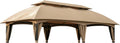 Garden Winds Reinforced RipLock 350 Replacement Canopy Top Cover Compatible with ABCCanopy, MasterCanopy, Cooshade 10' x 20' Gazebo Models GHG-054, GHG-1020 - Beige