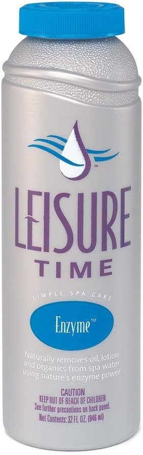 Leisure Time SGQ-12 Enzyme for Spas and Hot Tub, 1-Quart, 12-Pack