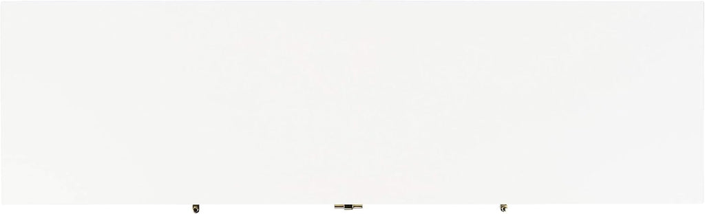 SAFAVIEH Genevieve TV Stand for up to 65' Flatscreen – White & White Washed Finish, Mid-Century Modern Storage Cabinet, Entertainment Media Console (MED5000C)