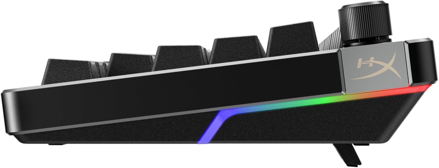 HyperX Alloy Rise 75 Wireless – Hot-Swappable 75% Mechanical Gaming Keyboard, PC, Up to 80 Hours Backlighting On, Dual Wireless 2.4GHz & Bluetooth