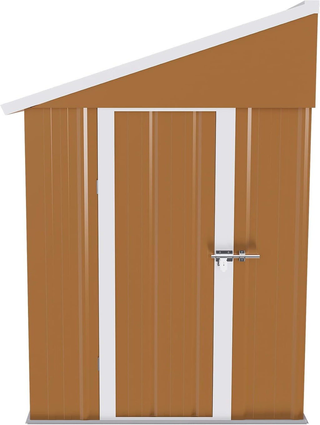 Leavader 8x4 FT Metal Storage Shed, Heavy-Duty Outdoor Matel Tool Shed with Windows, Lockable Door&Ventilation - Weatherproof Outdoor Garden Shed for Backyard, Lawn, Tool Organization