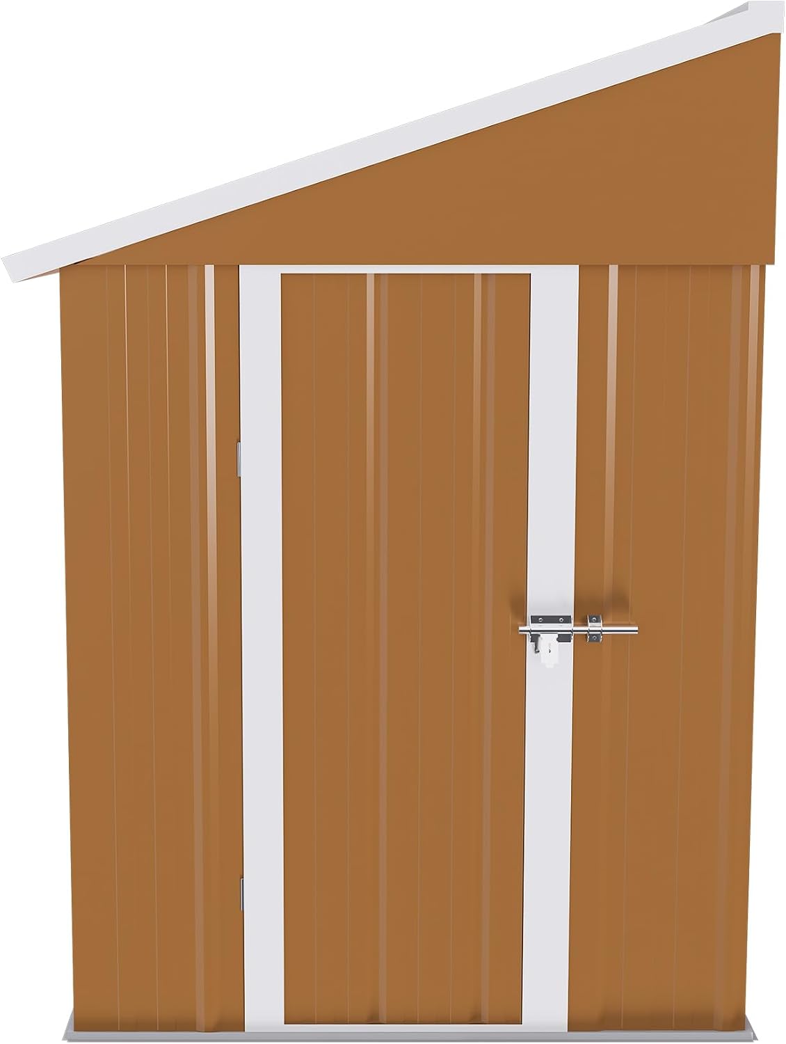 Leavader 8x4 FT Metal Storage Shed, Heavy-Duty Outdoor Matel Tool Shed with Windows, Lockable Door&Ventilation - Weatherproof Outdoor Garden Shed for Backyard, Lawn, Tool Organization
