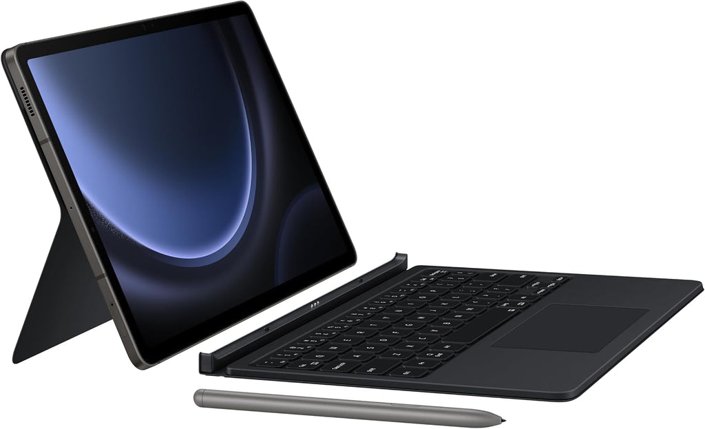 Samsung Galaxy Tab S9 FE Book Cover Keyboard, Tablet Protector Case, PC- Like Experience, Magnetic Back, Versatile Viewing Positions, Wireless Keyboard Sharing, US Version, Black