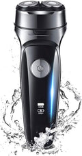 Electric Razor for Men, Wet & Dry Men's Razors for Shaving Electric Cordless with Pop-up Trimmer, Rotary Razors Electric Shavers for Men Waterproof Rechargeable