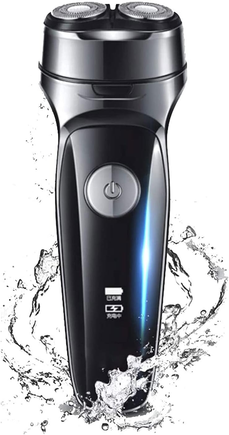 Electric Razor for Men, Wet & Dry Men's Razors for Shaving Electric Cordless with Pop-up Trimmer, Rotary Razors Electric Shavers for Men Waterproof Rechargeable