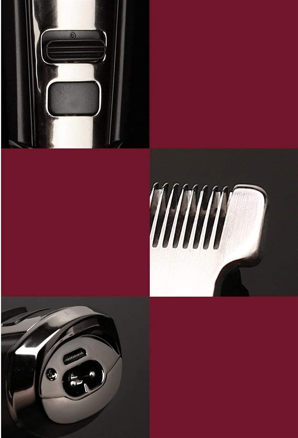 Hair Clippers for Men Cordless Beard Trimmers Electric Shavers Body Hair Trimmer for Men Groin Hair Trimmer Professional Rechargeable Grooming Kits Manscaping