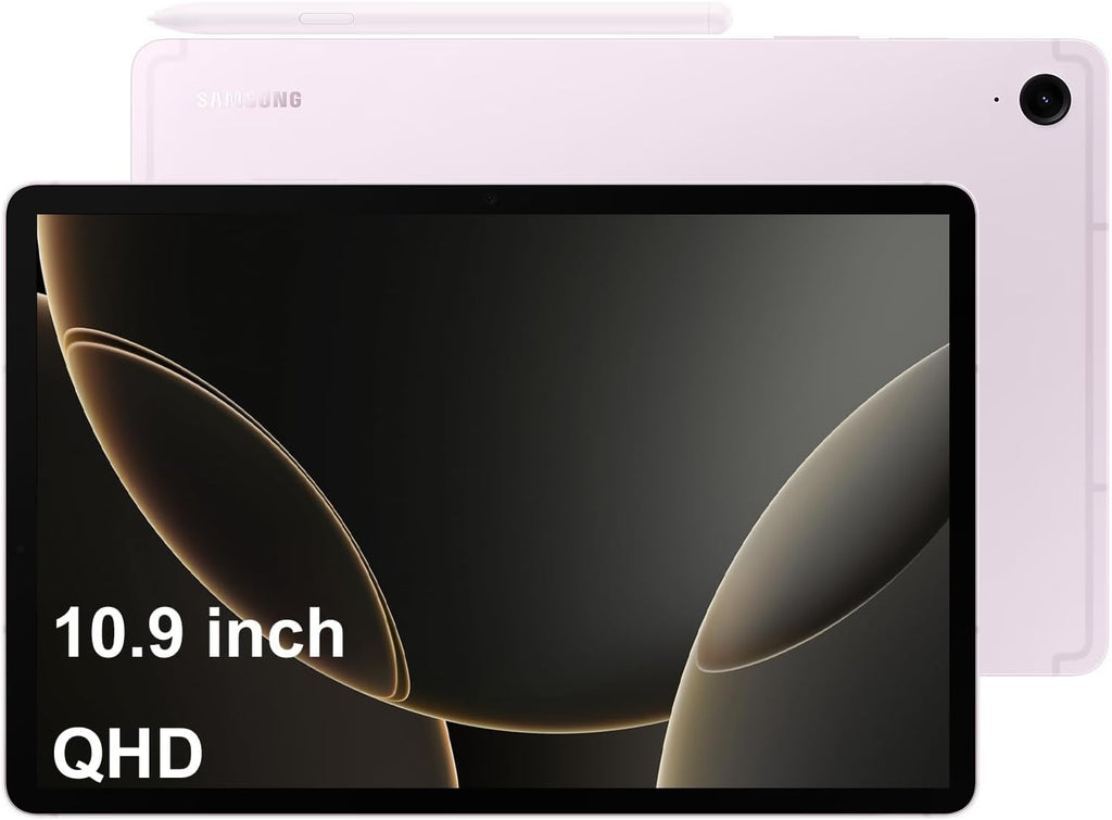 Samsung Galaxy Tab S9 FE Android Tablet (10.9' Touchscreen, 8GB RAM, 256GB Storage, 18-hr Long Battery Life, S Pen, 12MP Front Camera + 8MP Rear Camera, Lightweight Durable Design) SM-X610, Lavender