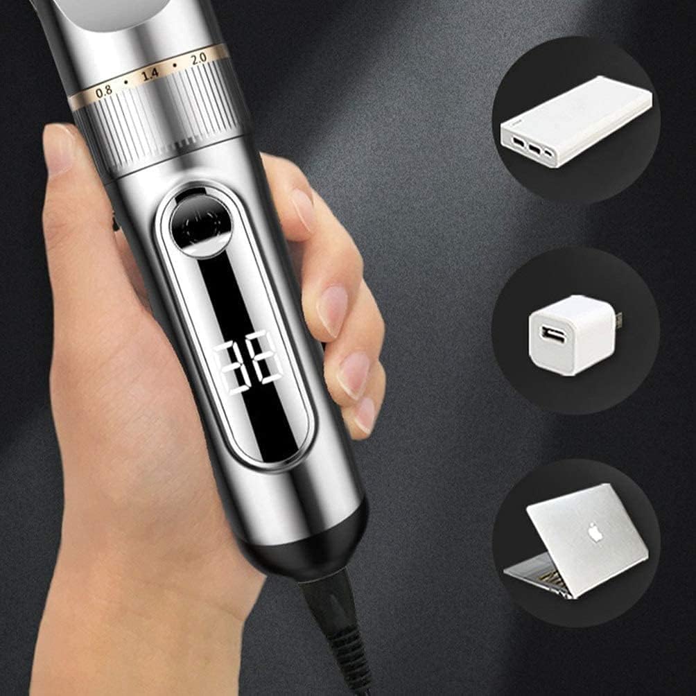 Cordless Hair Clippers Hair Trimmer for Men, Waterproof Body, Electric Shaver Grooming Kit, USB Rechargeable & LED Display