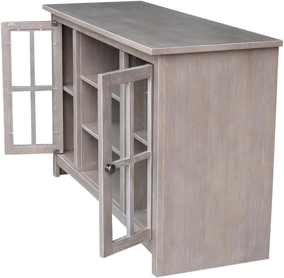 International Concepts Entertainment/TV Stand-With 2 Doors-48, Washed Gray Taupe